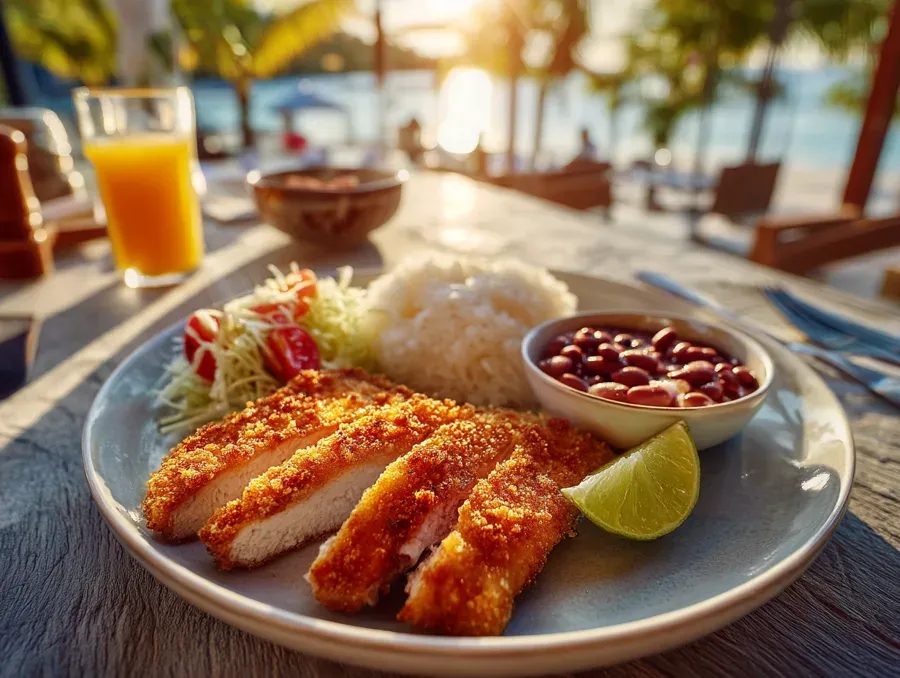 Fried Chicken Breast – Eco Gusto Bávaro, Punta Cana